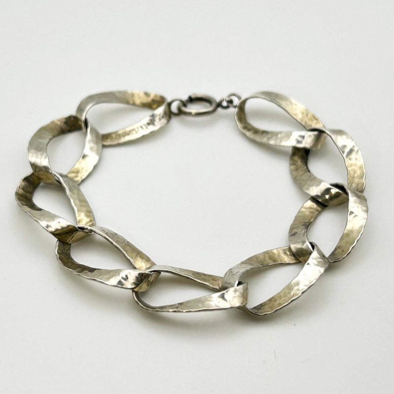 pulsera plata eslabones Perli 1