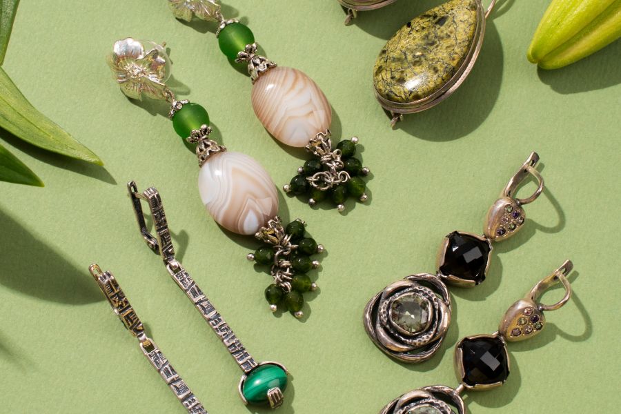 pendientes estilo vintage