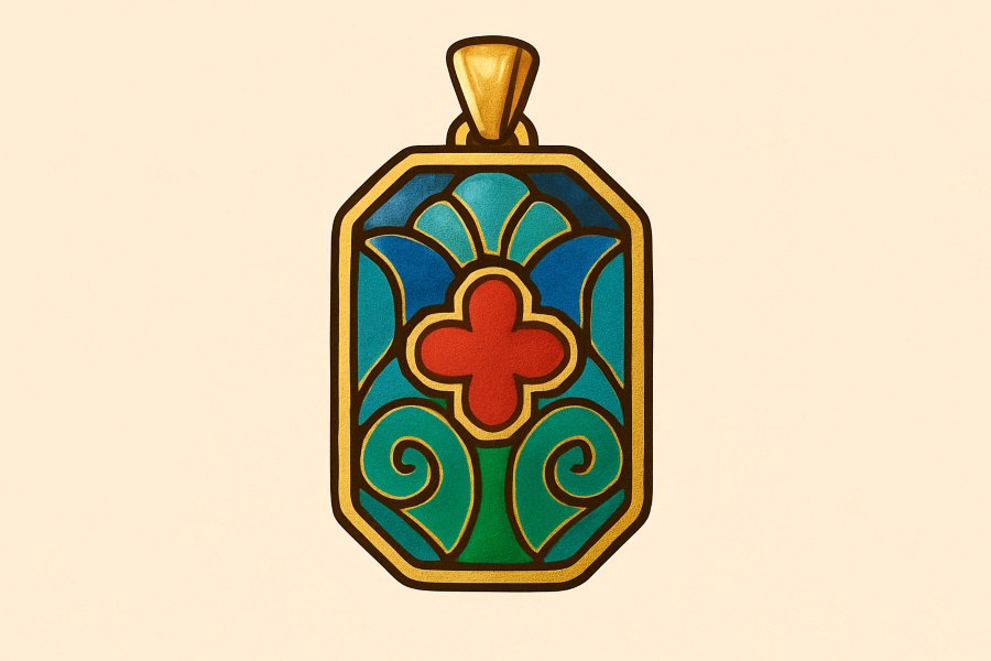 Esmalte cloisonné en joyería vintage