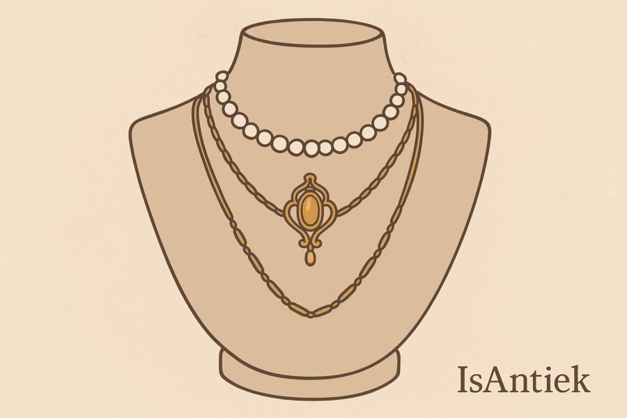 combinar collares vintage