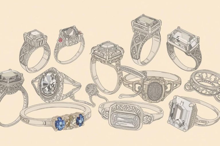 anillos vintage plata