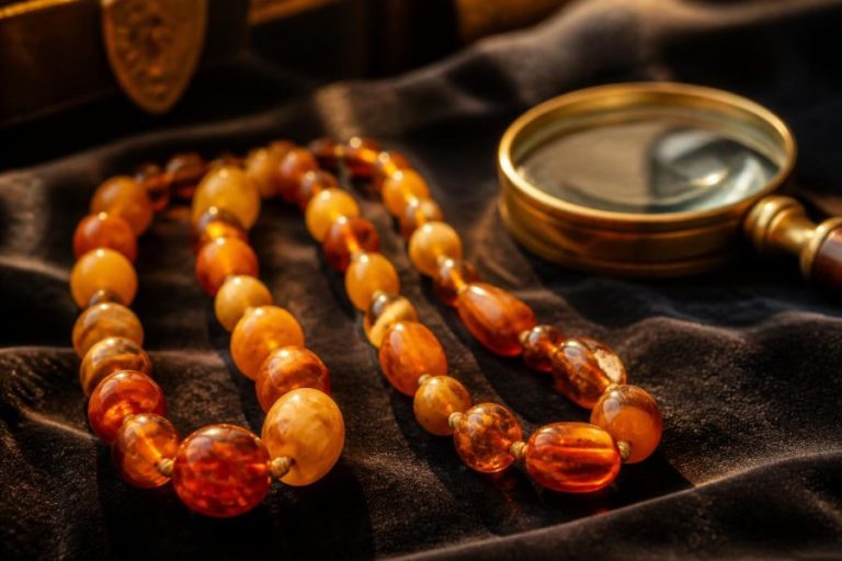 ámbar antiguo joyería